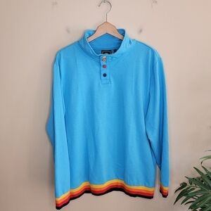 NWT Aldi Gear | 2023 Blue Snap Button Pullover Size Large
